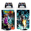 Stickers PS5 Dragon Ball Super Goku Saiyan Blue