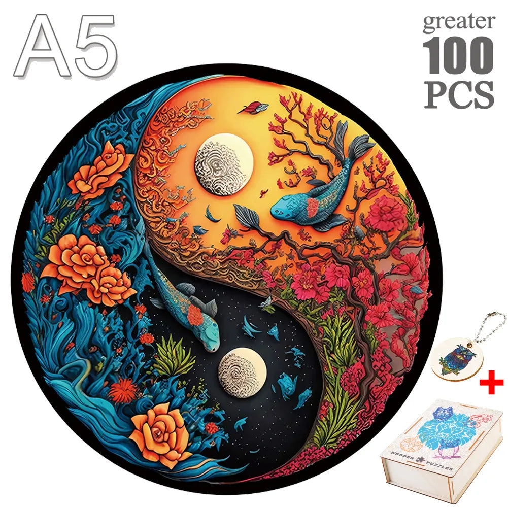 Puzzle design ludique et coloré