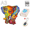 Puzzle design ludique et coloré