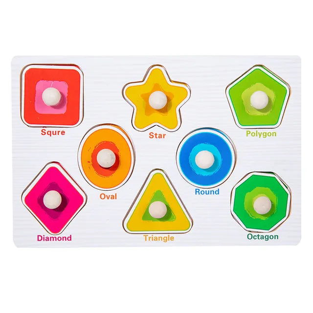 Puzzle apprentissage des noms de forme en Anglais