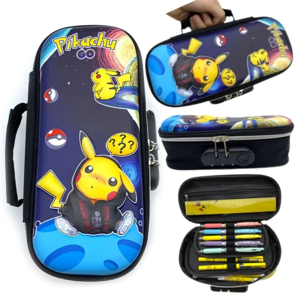 Trousse Pokémon Pikachu Avec Mot de passe