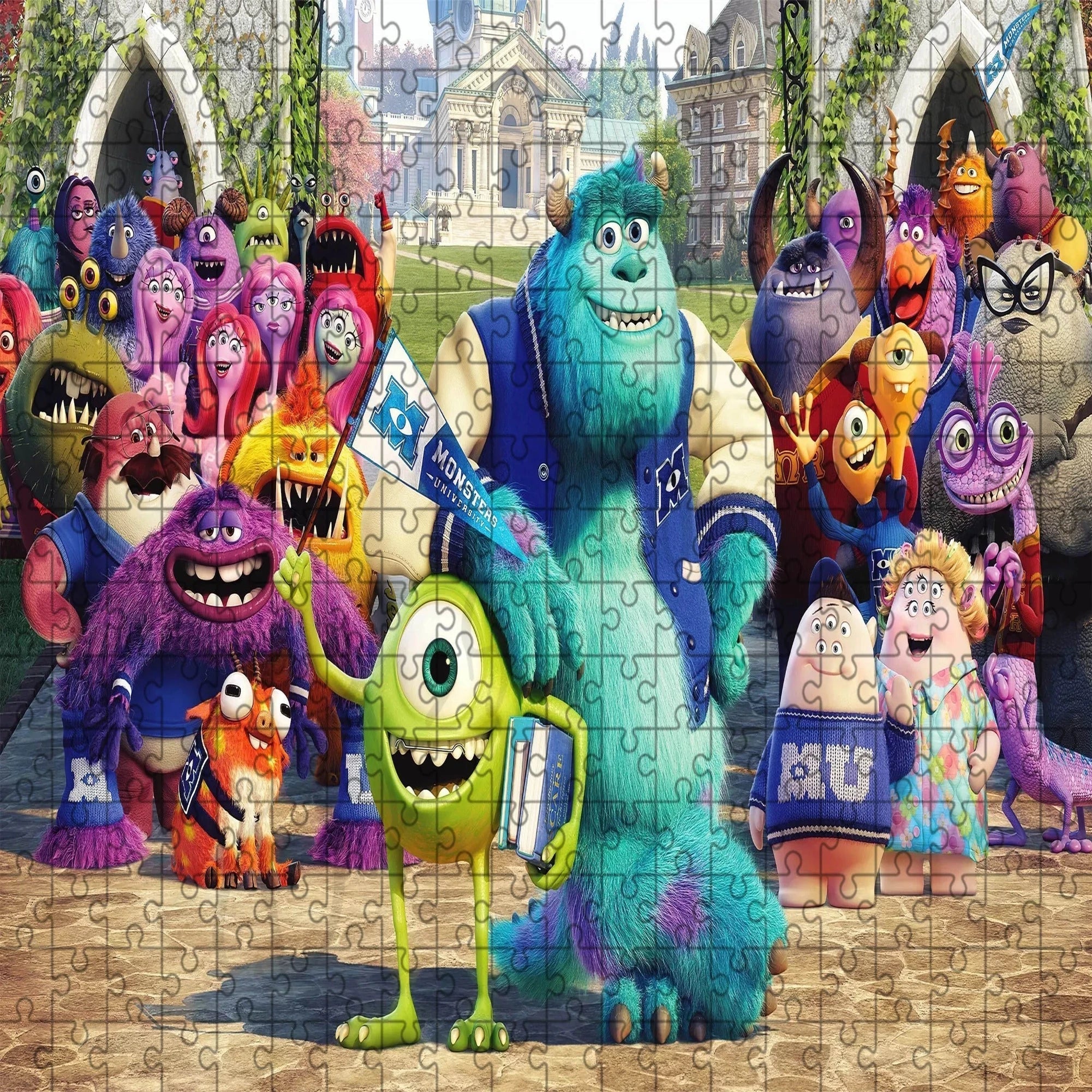 Puzzles Bois l'université des monstres