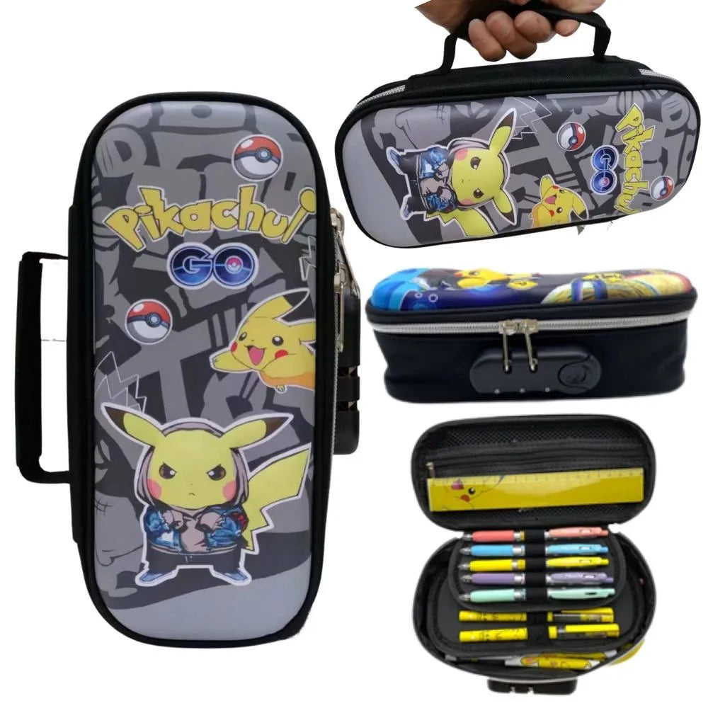 Trousse Pokémon Pikachu Avec Mot de passe