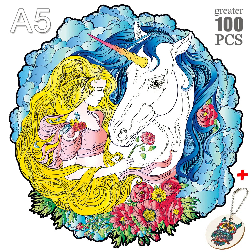 Puzzle Montessori art design