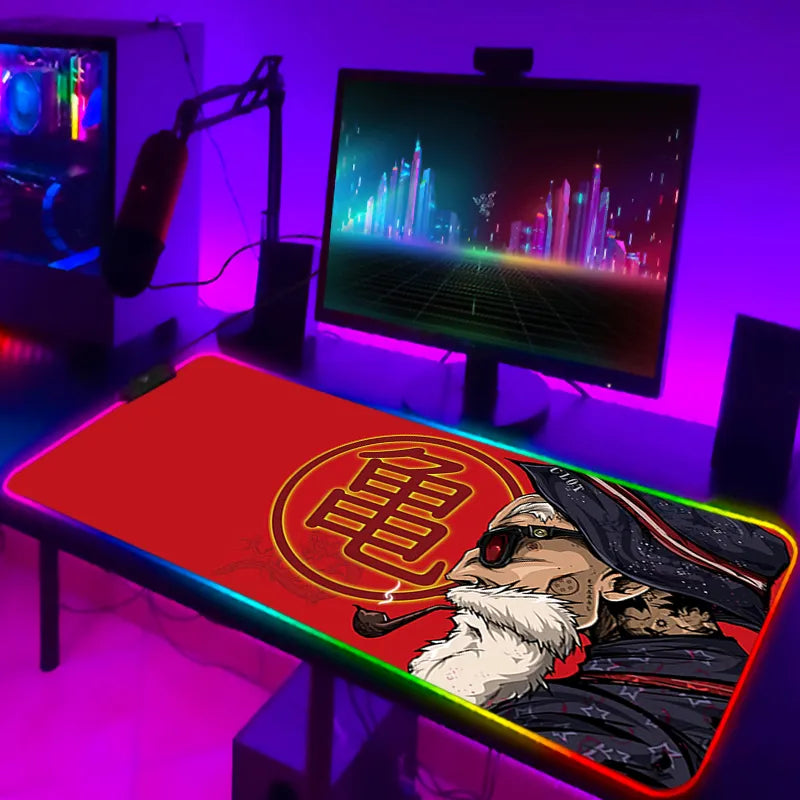 Tapis de Souris RGB Dragon Ball Tortue Géniale (solo, rouge)