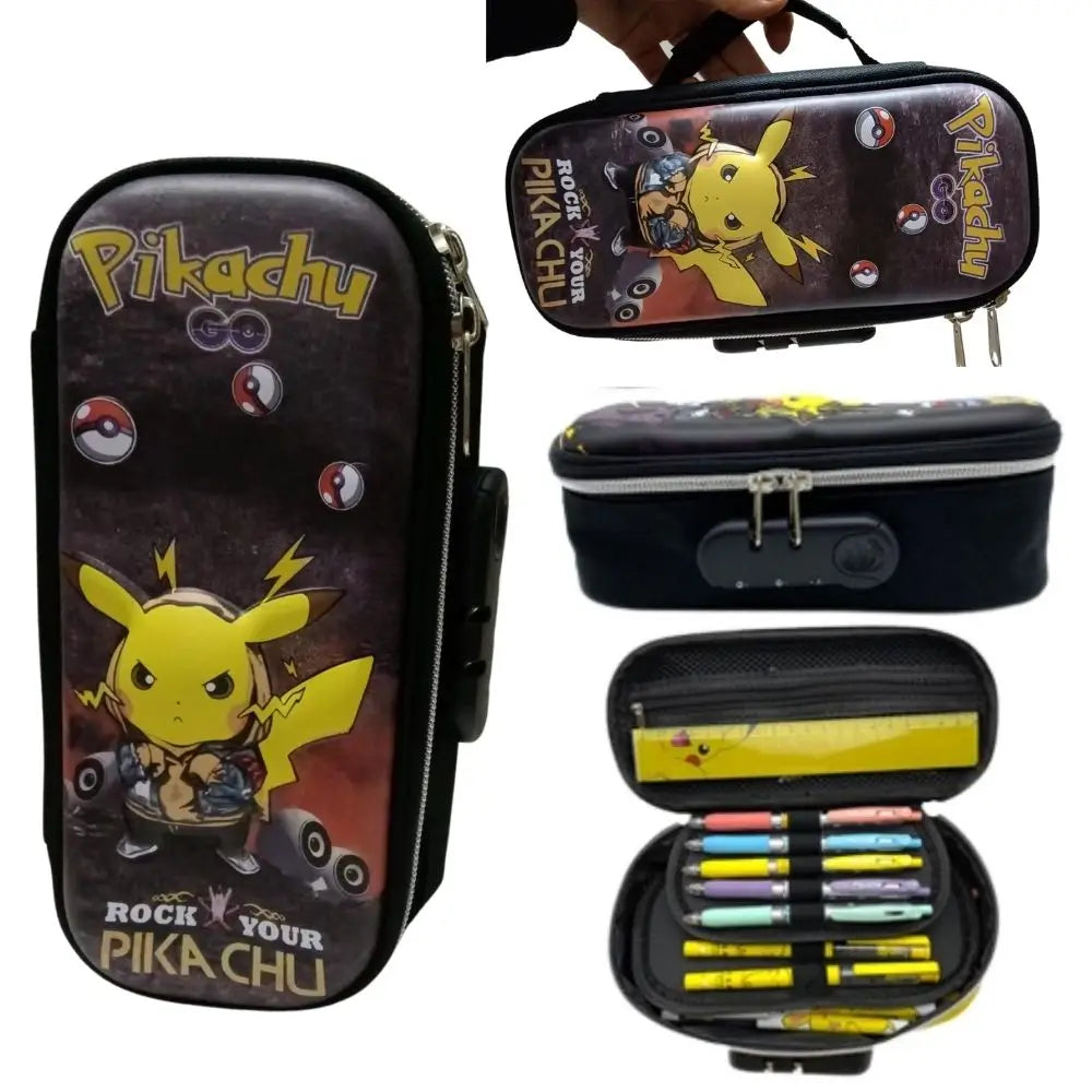 Trousse Pokémon Pikachu Avec Mot de passe