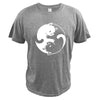 Tee shirt Chat Ying Yang 100% coton