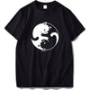 Tee shirt Chat Ying Yang 100% coton