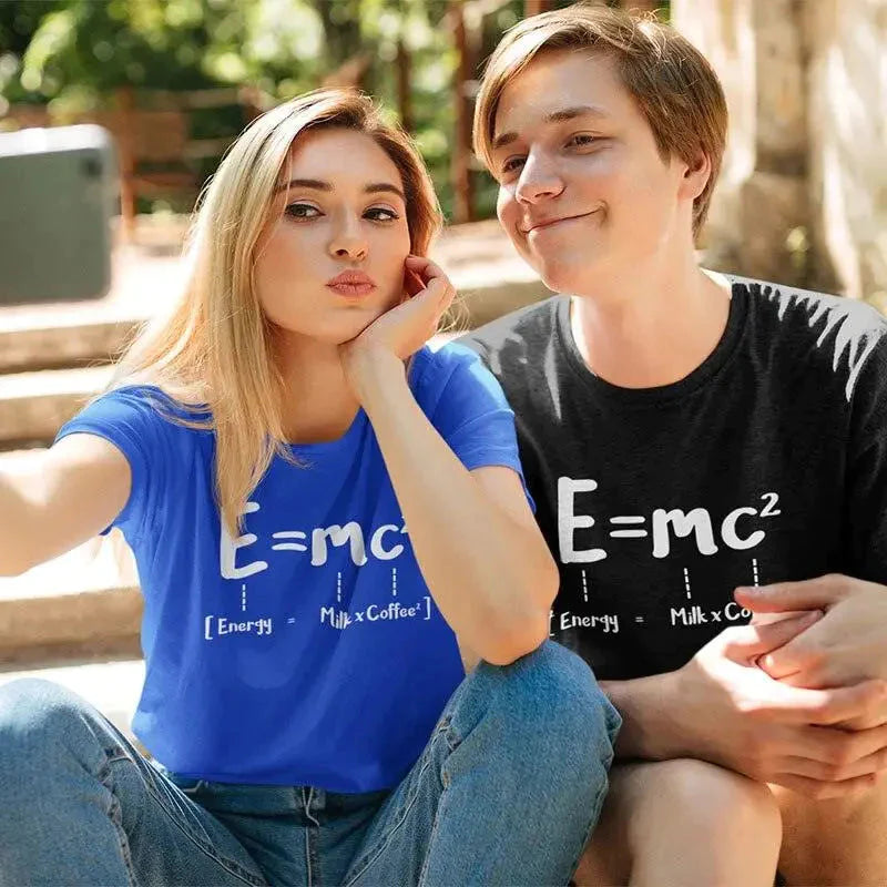 Tee shirt E=MC2 Einstein