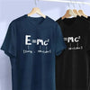 Tee shirt E=MC2 Einstein