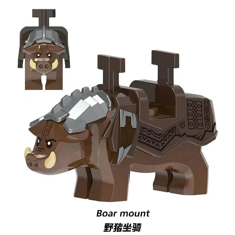 Troupes Guerrières 12 Soldats Médiévales Hobbit Lego