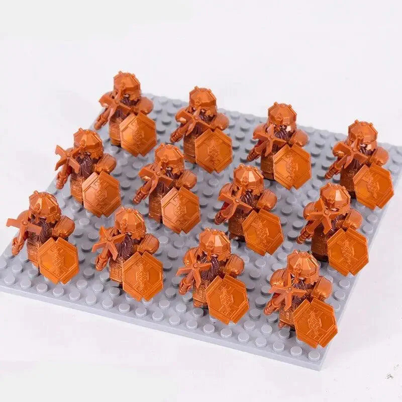 Troupes Guerrières 12 Soldats Médiévales Hobbit Lego