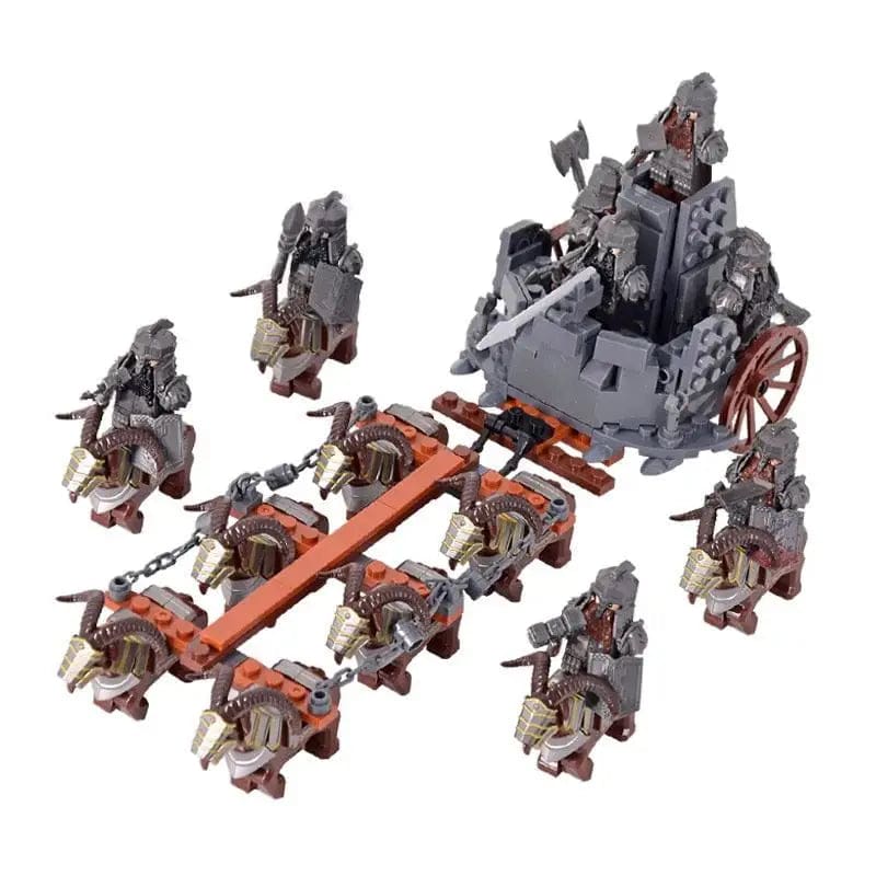 Troupes Guerrières 12 Soldats Médiévales Hobbit Lego
