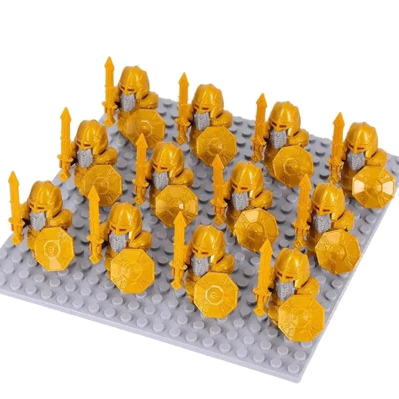 Troupes Guerrières 12 Soldats Médiévales Hobbit Lego