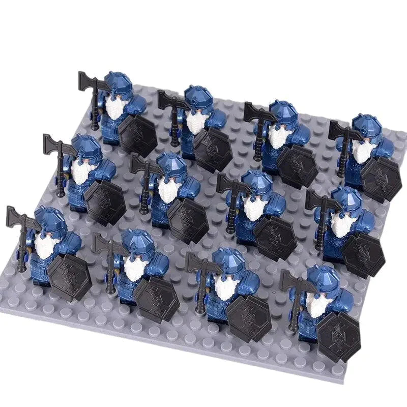 Troupes Guerrières 12 Soldats Médiévales Hobbit Lego