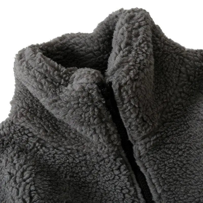 Veste polaire duveteuse pour homme