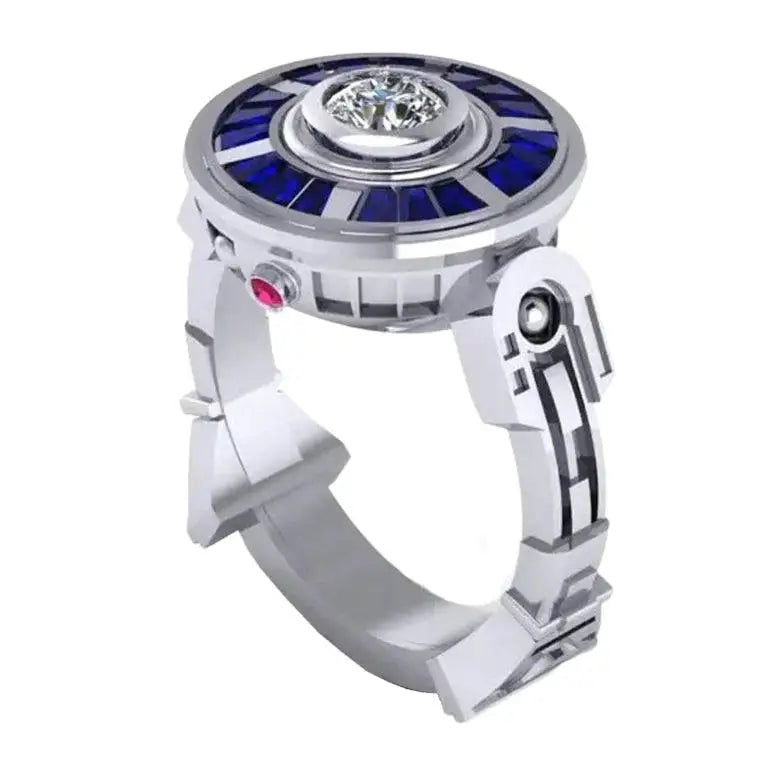 Bague Acier Star Wars R2D2