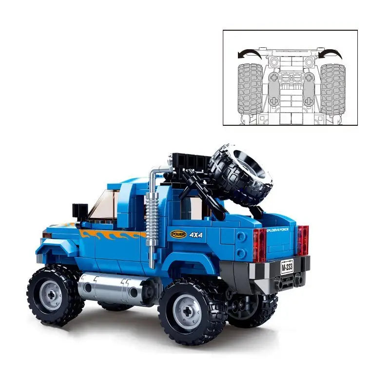 Blocs construction voiture de course City