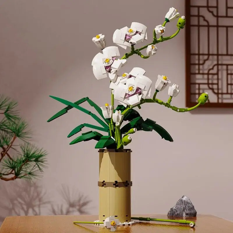 Blocs de Construction Bouquet Fleurs Romantiques