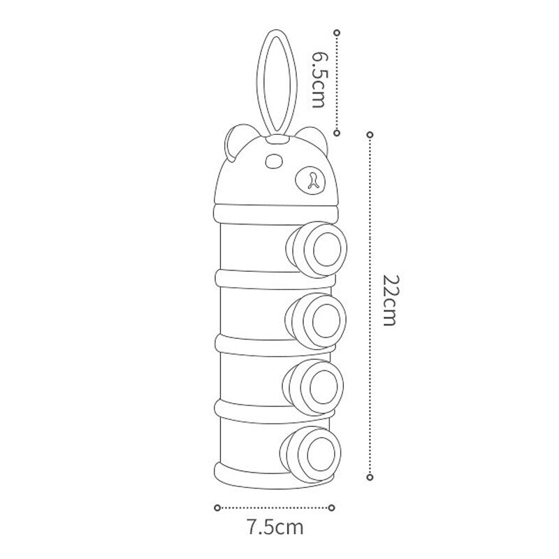 Boîte stockage portable aliments pour bébé