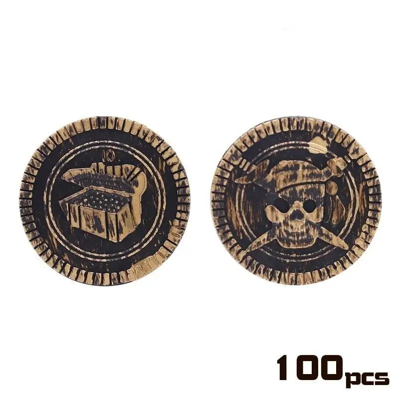 Boîtes à trésors Pirate et Pièces D'Or