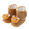 Bottines neige peluche pour nouveau-né