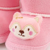 Bottines neige peluche pour nouveau-né