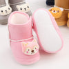 Bottines neige peluche pour nouveau-né