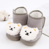 Bottines neige peluche pour nouveau-né