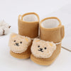 Bottines neige peluche pour nouveau-né