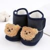 Bottines neige peluche pour nouveau-né