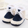 Bottines neige peluche pour nouveau-né
