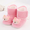 Bottines neige peluche pour nouveau-né