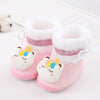 Bottines neige peluche pour nouveau-né