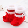 Bottines neige peluche pour nouveau-né