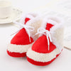 Bottines neige peluche pour nouveau-né