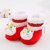 Bottines neige peluche pour nouveau-né