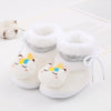 Bottines neige peluche pour nouveau-né