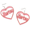 Boucles d'oreilles Barbie roses