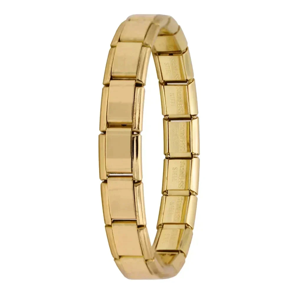 Bracelet à breloques en acier inoxydable