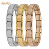 Bracelet à breloques en acier inoxydable