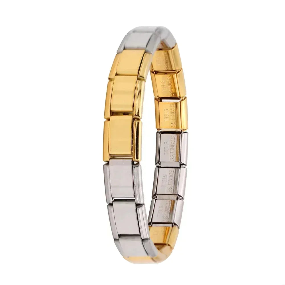 Bracelet à breloques en acier inoxydable
