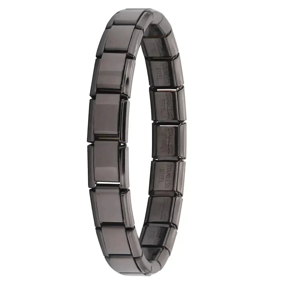 Bracelet à breloques en acier inoxydable