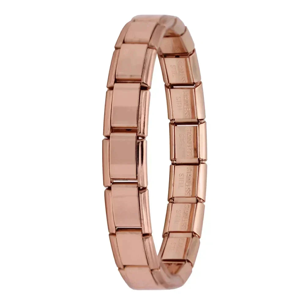 Bracelet à breloques en acier inoxydable