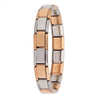 Bracelet à breloques en acier inoxydable