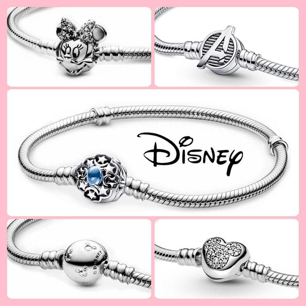 Bracelet Breloque Argent Disney