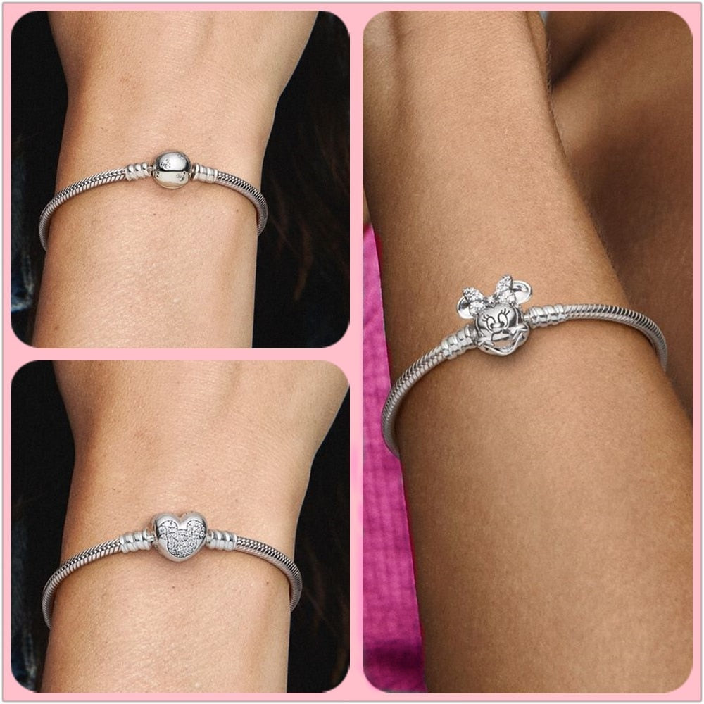 Bracelet Breloque Argent Disney