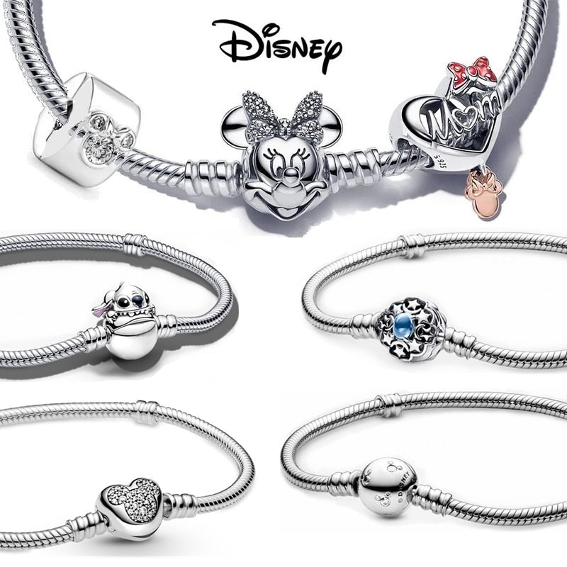 Bracelet Breloque Argent Disney