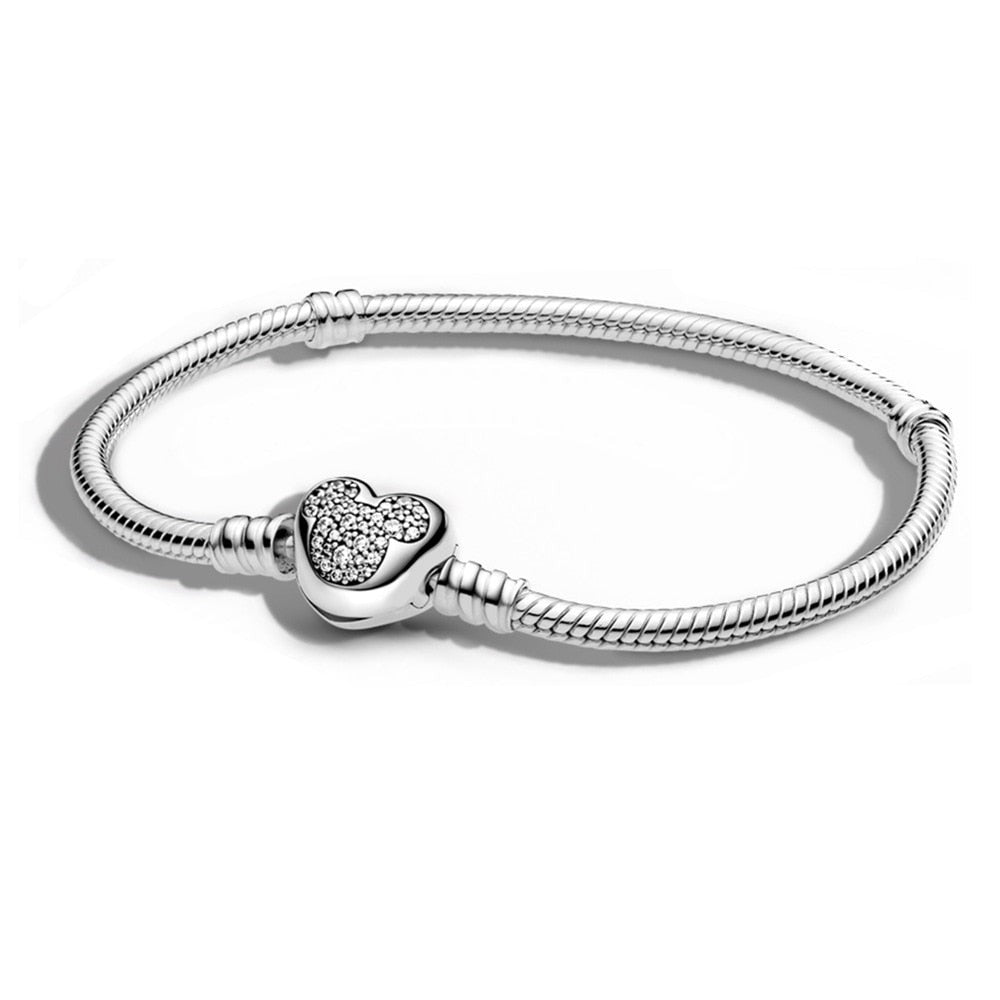 Bracelet Breloque Argent Disney