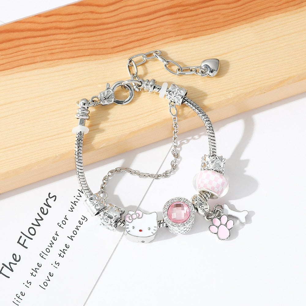 Bracelets Hello Kitty Charms